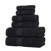 Oregon Organic Cotton Medium Weight Solid 6-Piece Towel Set